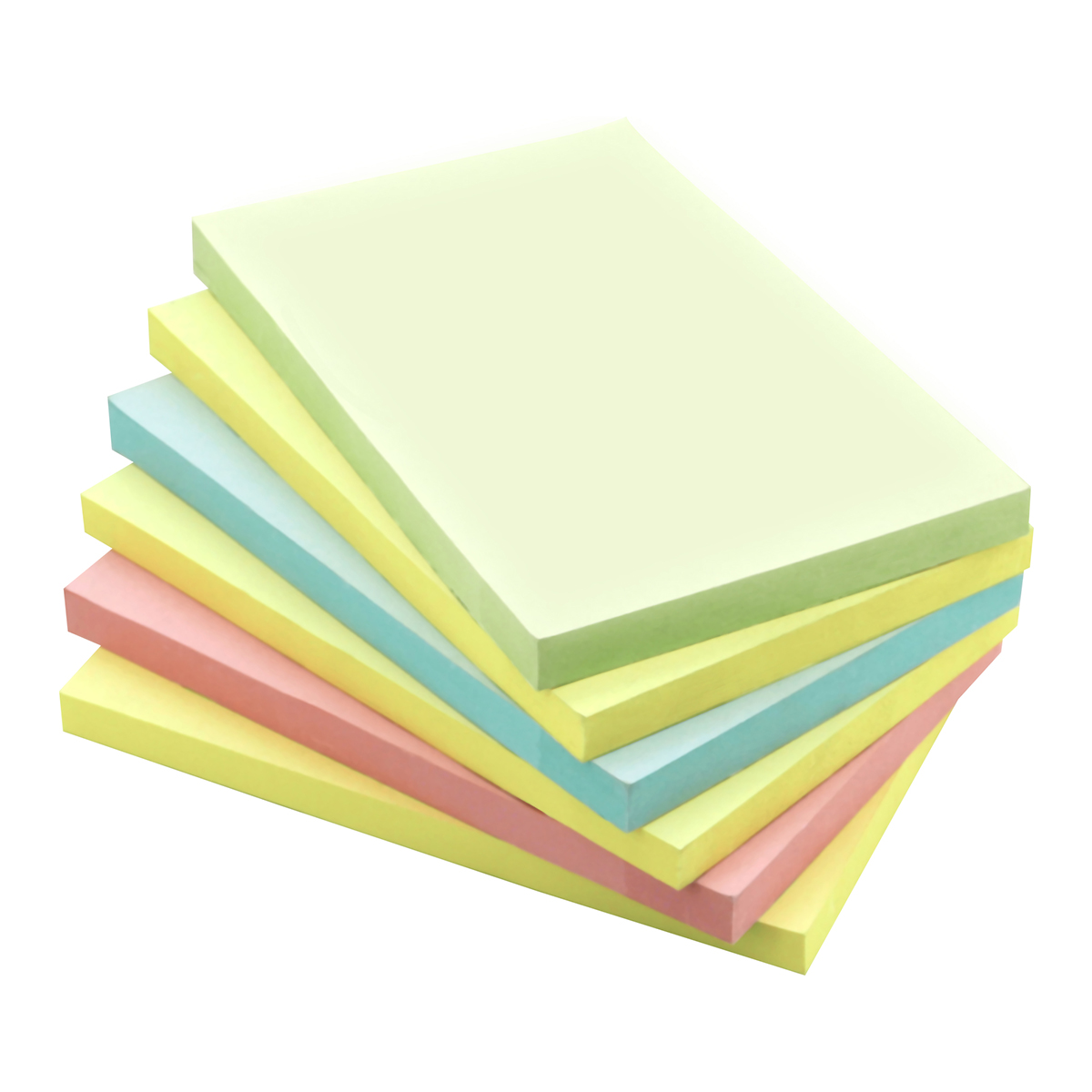 4A Sticky Notes,4 x 6Inches,Pastel Assorted Collection,100 sheets/pad