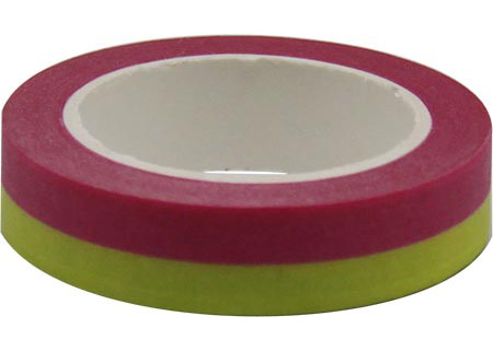 4A Masking Tape,0.4 x 10-inches, Sapphire & Yellow, 1 roll