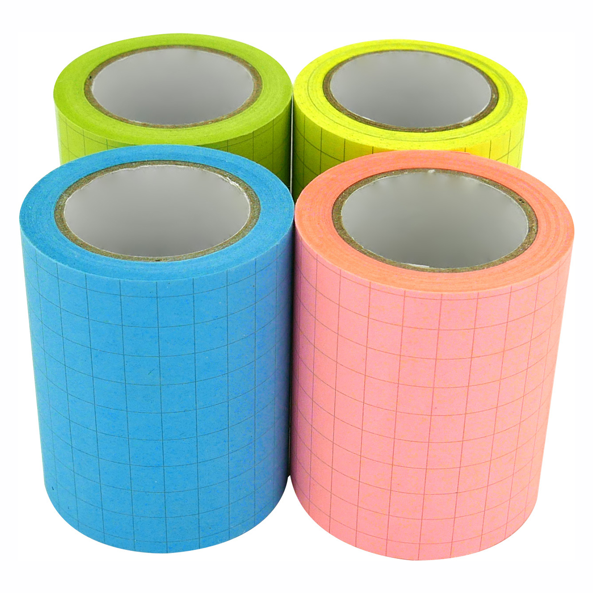 4A Roll Sticky Notes,Full Adhesive,Width x Length 2 x 315 Inches,Neon